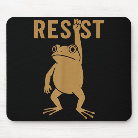 Rtland Frog Funny City Art - Rtland Frog Protest Mousepad (Vorne)
