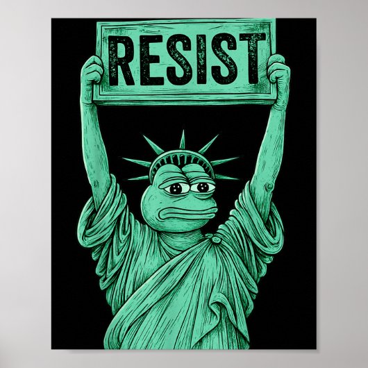 Rtland Frog Funny City Art - Rtland Frog Protest Poster (Vorne)
