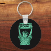 Rtland Frog Funny City Art - Rtland Frog Protest  Schlüsselanhänger (Vorderseite)