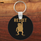 Rtland Frog Funny City Art - Rtland Frog Protest Schlüsselanhänger (Vorderseite)