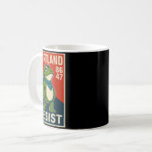 Rtland Frog Protest For Men And Women Kaffeetasse (Vorderseite Links)