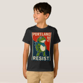 Rtland Frog Protest For Men And Women T-Shirt (Vorne ganz)