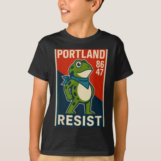 Rtland Frog Protest For Men And Women T-Shirt (Vorderseite)