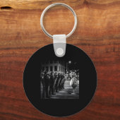 Rtland Frog Protest Meme Frog Viral For Men Women Schlüsselanhänger (Vorderseite)