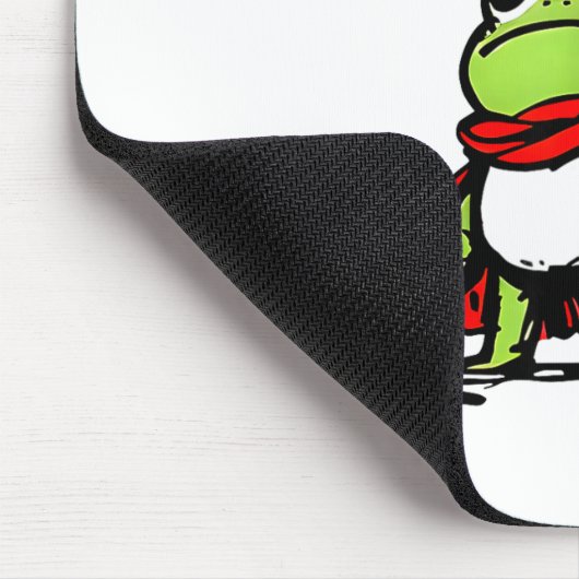 Rtland Frog Protest Resist Funny Frogs Activist Mousepad (Ecke)