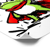 Rtland Frog Protest Resist Funny Frogs Activist Poster (Ecke)