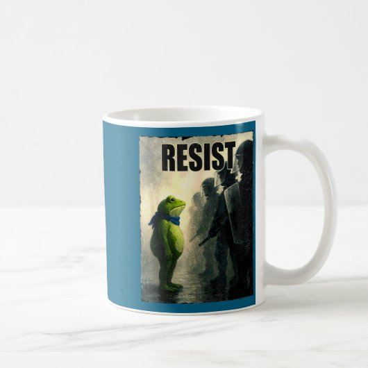 Rtland Frog Resist Suprt Democracy Kaffeetasse (Rechts)