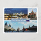 RU Russland - Moskau - Postkarte (Vorderseite)