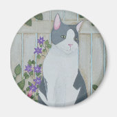 Ru und Rose Circle Magnet (Vorne)