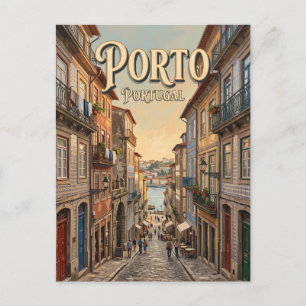 Rua da Alfândega Portugal Postkarte