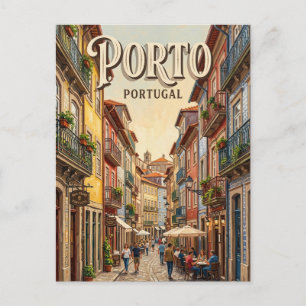Rua das Flores Portugal Postkarte