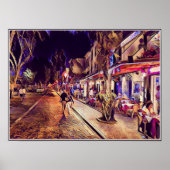 Rua de D Carlos I Funchal Madeira Poster/Print Poster (Vorne)
