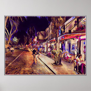 Rua de D Carlos I Funchal Madeira Poster/Print Poster