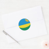 Ruanda Fisheye Flag Sticker (Umschlag)