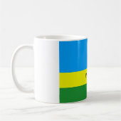Ruanda Flag Afrika Kaffeetasse (Links)