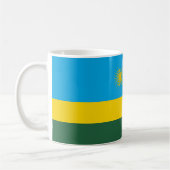 Ruanda Flag Keramik Kaffee Tasse (Links)