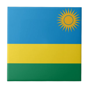Ruanda Flag Keramik Tile Fliese