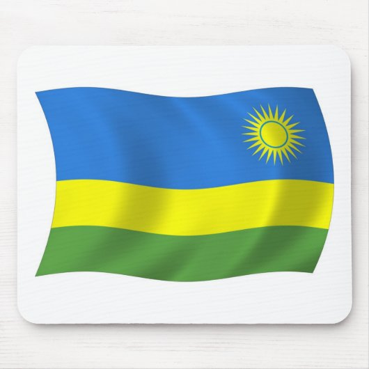 Ruanda Flag Mousepad (Vorne)