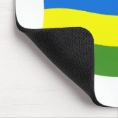 Ruanda Flag Mousepad (Ecke)