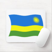 Ruanda Flag Mousepad (Mit Mouse)