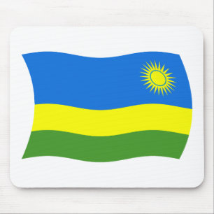 Ruanda Flag Mousepad