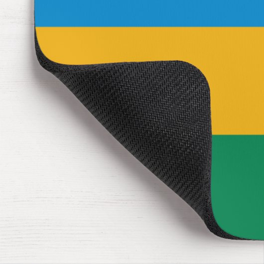 Ruanda Flag Mousepad (Ecke)