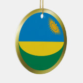 Ruanda Flag Ornament (Rechts)