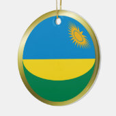 Ruanda Flag Ornament (Links)