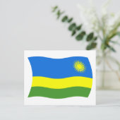 Ruanda Flag Postcard Postkarte (Stehend Vorderseite)