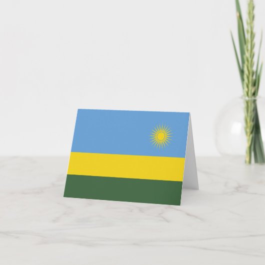 Ruanda-Flagge (Vorderseite)