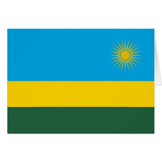 Ruanda-Flagge (Vorderseite (Horizontal))