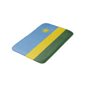 Ruanda-Flagge Badematte (Schrägansicht)