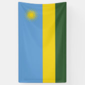Ruanda-Flagge Banner (Vertikal)