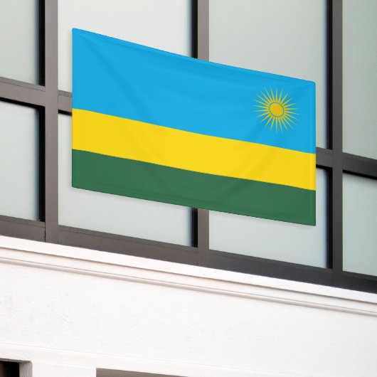 Ruanda-Flagge Banner (Äußeres Gebäude)
