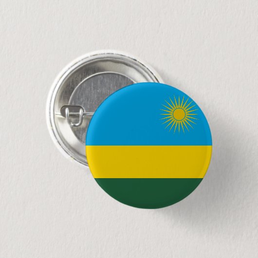 Ruanda-Flagge Button (Vorne & Hinten)