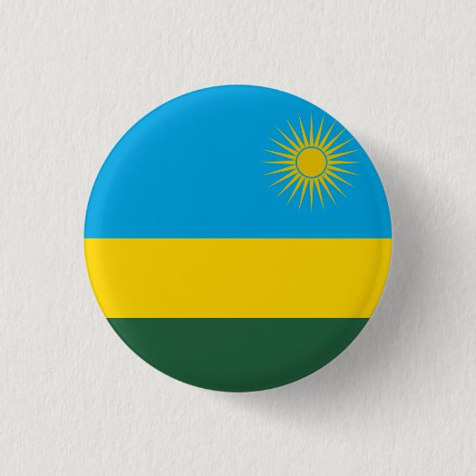 Ruanda-Flagge Button (Vorderseite)