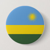 Ruanda-Flagge Button (Vorderseite)