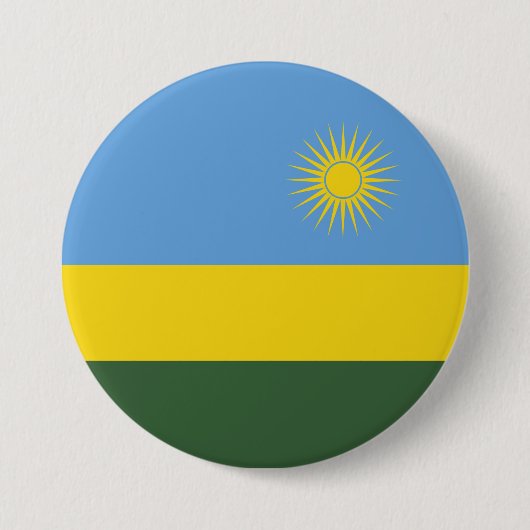 Ruanda-Flagge Button (Vorderseite)