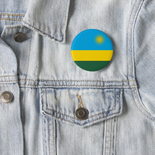 Ruanda-Flagge Button (Beispiel)