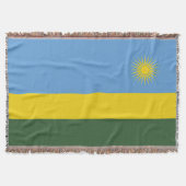 Ruanda-Flagge Decke (Vorderseite)