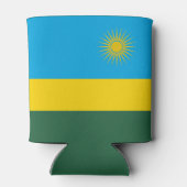 Ruanda-Flagge Dosenkühler (Rückseite)