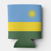 Ruanda-Flagge Dosenkühler (Rückseite)