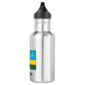 Ruanda-Flagge Edelstahlflasche (Rechts)