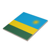 Ruanda-Flagge Fliese (Seite)
