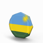 Ruanda-Flagge Fotoblock (Rechts)