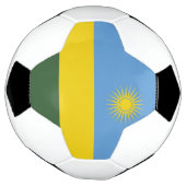 Ruanda-Flagge Fußball (Gedreht)