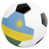 Ruanda-Flagge Fußball (Dreiviertel)