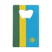 Ruanda-Flagge Geldbeutel Flaschenöffner (Rückseite)