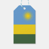 Ruanda-Flagge Geschenkanhänger (Vorderseite)