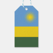 Ruanda-Flagge Geschenkanhänger (Rückseite)